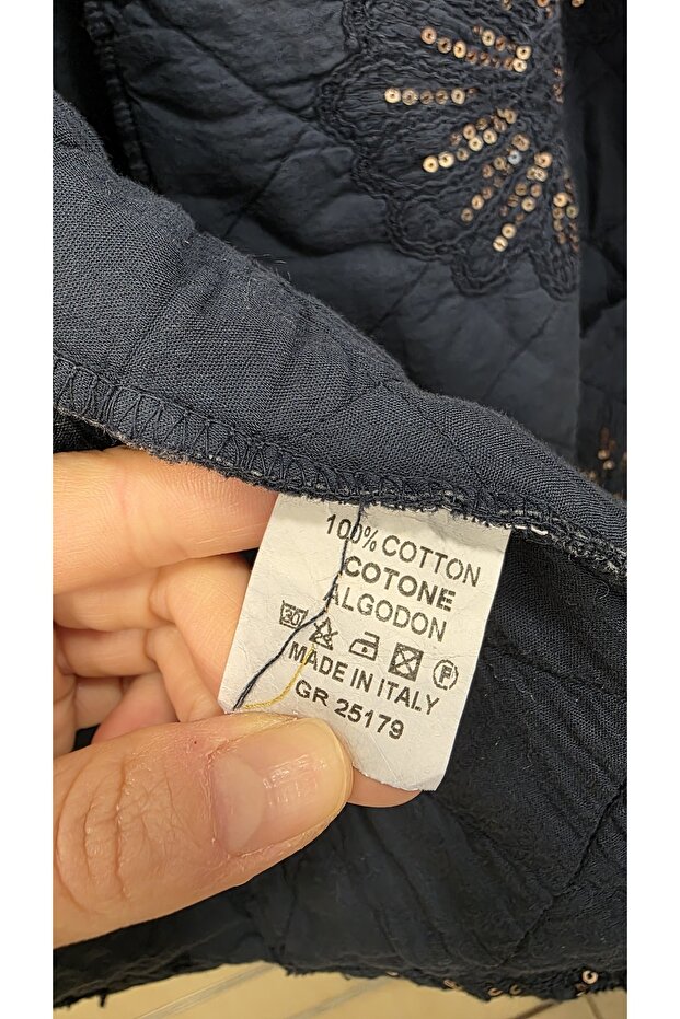 Kadın Ceket Pul İşlemeli - 5