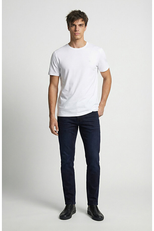 Beyaz Basic T-Shirt - 2