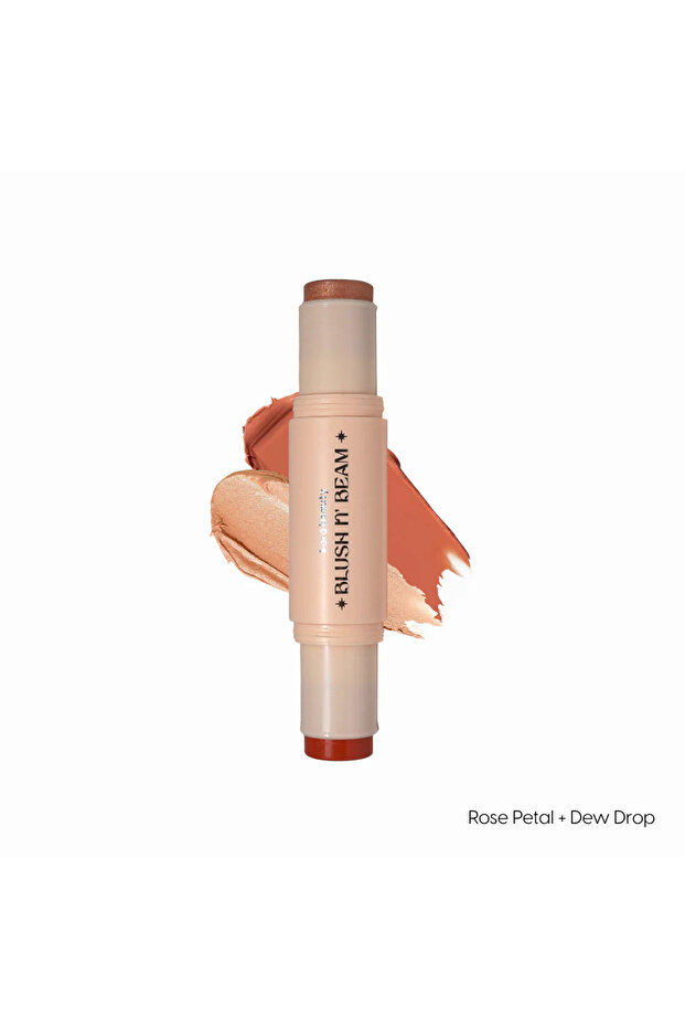 DEW DROP / ROSE PETAL - BLUSH N' BEAM - BLUSH AND ILLUMINATOR STICK