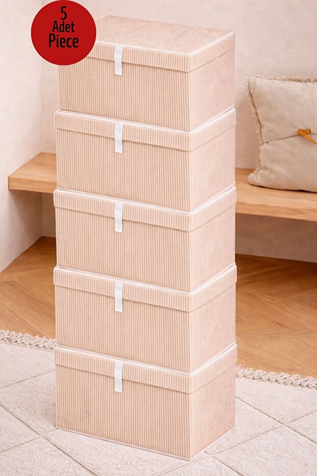 5 قطع من صناديق الملابس متعددة الأغراض بحجم كبير جدًا - 1