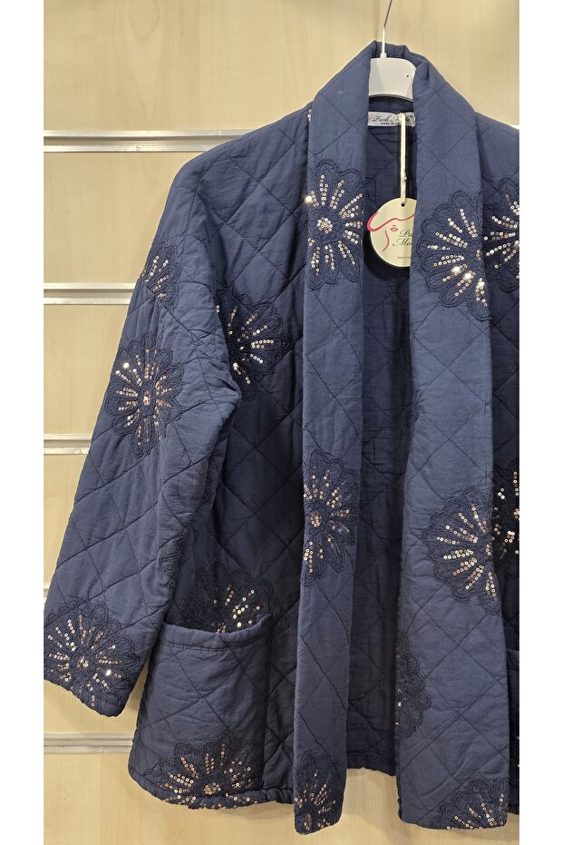 Kadın Ceket Pul İşlemeli - 2