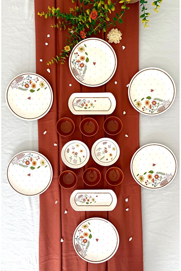 Kalpli Bahar 6-Person 16-Piece Breakfast Set