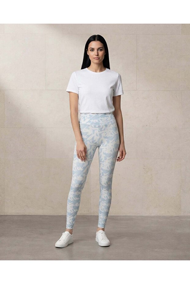 Women Blue Active Leggings