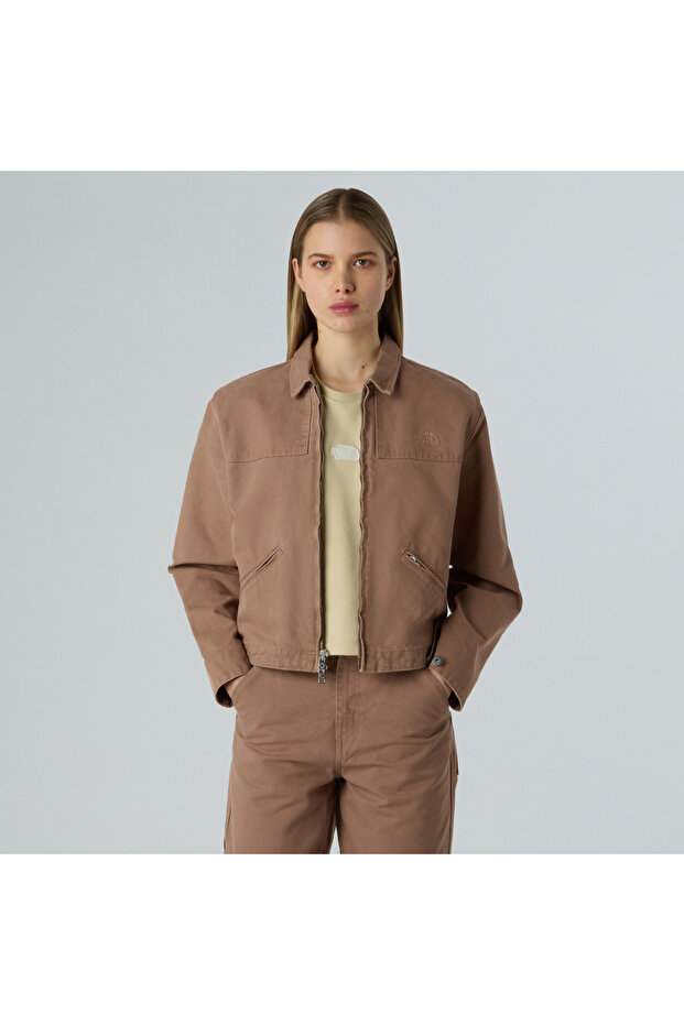 Cedar Canvas Work Jacket Kadın Ceket - 3