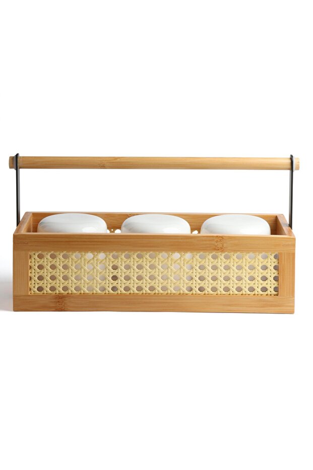 Ahşap Bambu Stand - 3