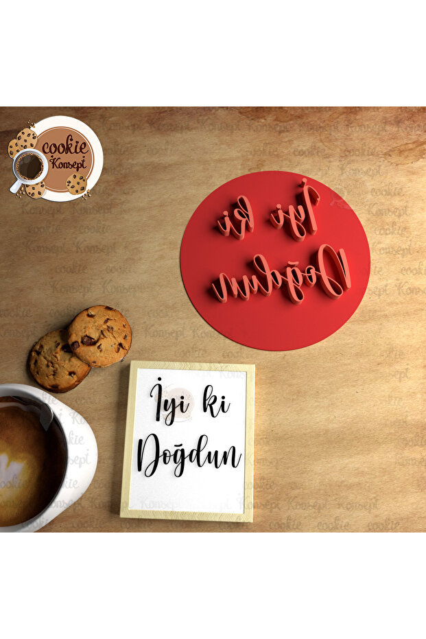 Happy Birthday # 9 | Cookie, Dough, and Clay Compatible Stamp/Seal