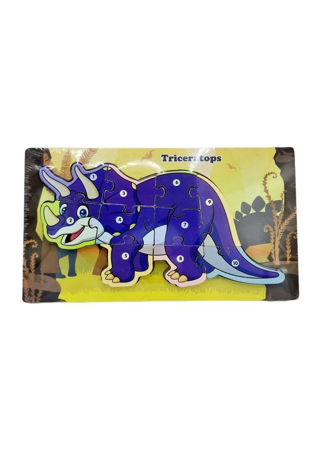 Puzzle lemn dino