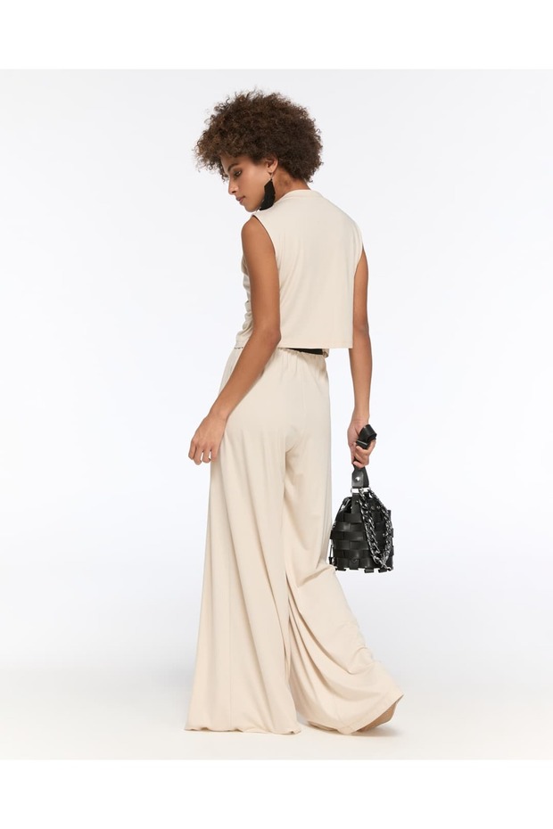 Drapeli Degaje Yaka Bluz - 4