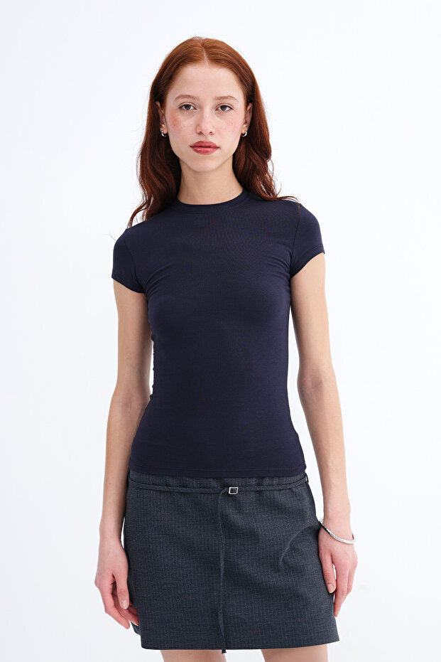 Μπλουζάκι Crew Neck Modal Basic P0365 - 2