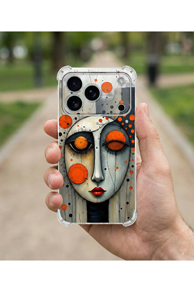 حافظة حماية للزوايا متوافقة مع هاتف iPhone 16e مطبوعة بالأشعة فوق البنفسجية بتصميم Metamorphosis Focus - 5