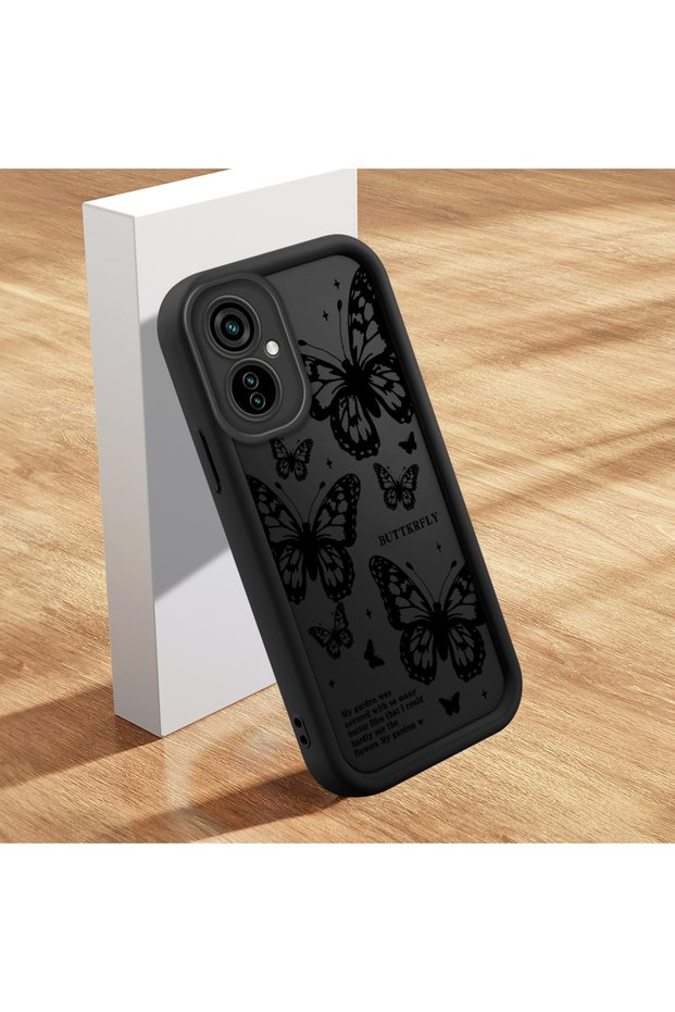 Tecno Camon 19 Neo Compatible Case Thin Soft Silicone Phone Cover Butterfly Pattern