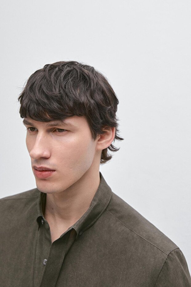 Cepli dökümlü gömlek - 4