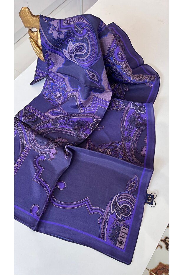 Ed Scarf Viscose Floş Scarf – Lightweight, Flowy