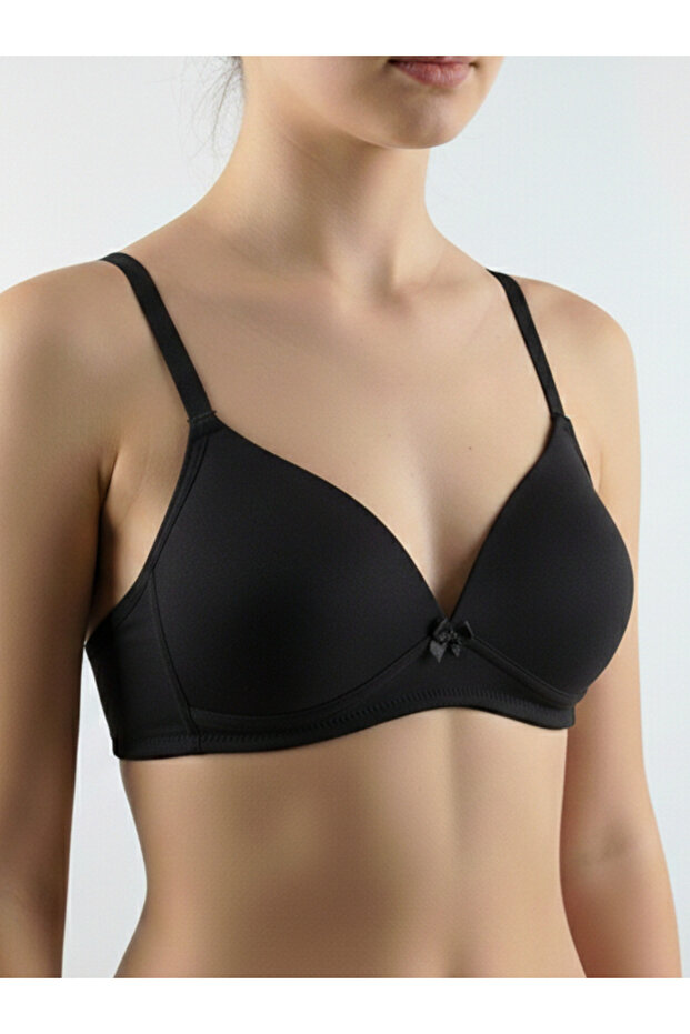 Teenage Girls' Bra - Non-Wired Cotton Soft Textured Wire-Free Bra