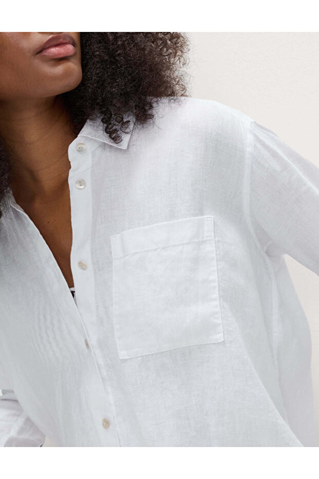 %100 Keten Regular Fit Gömlek - 3