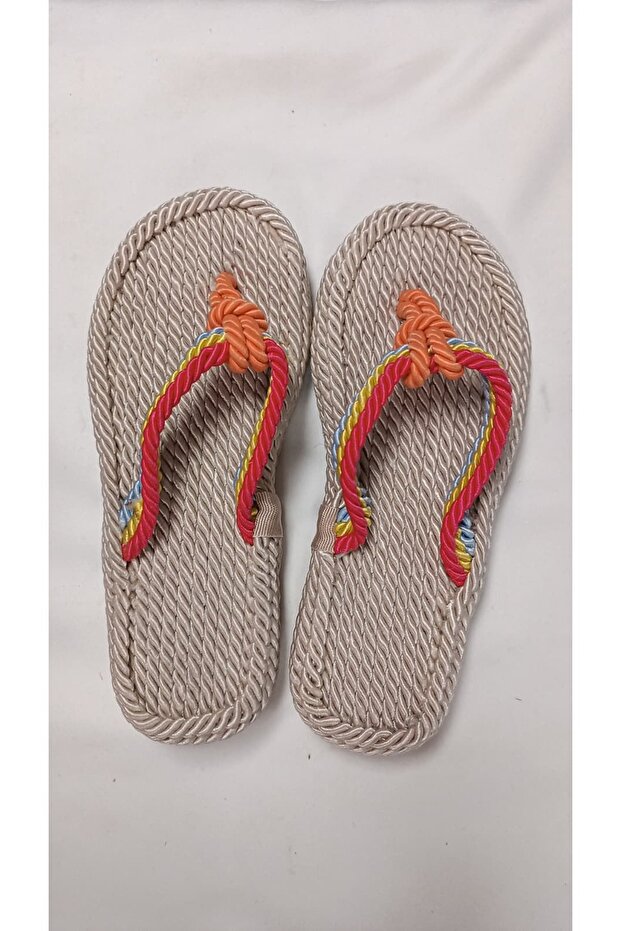 Drawstring Flip Flops - 1