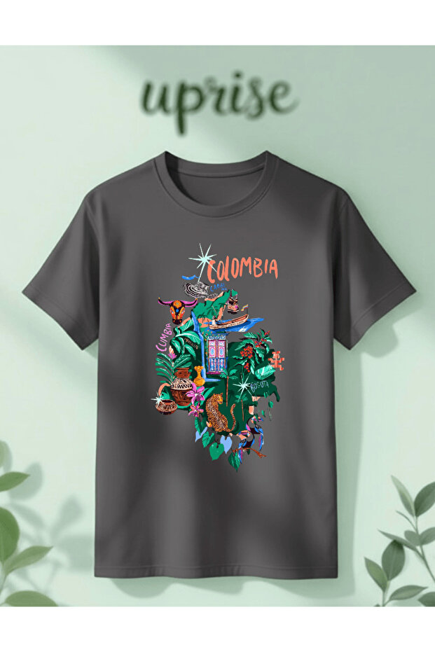 Colombia Printed Cotton Oversize T-Shirt