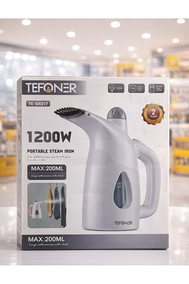مكواة بخار محمولة من تيفونر طراز TE-SK017