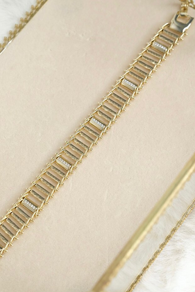 Silindir Model Çelik Bileklik - 4