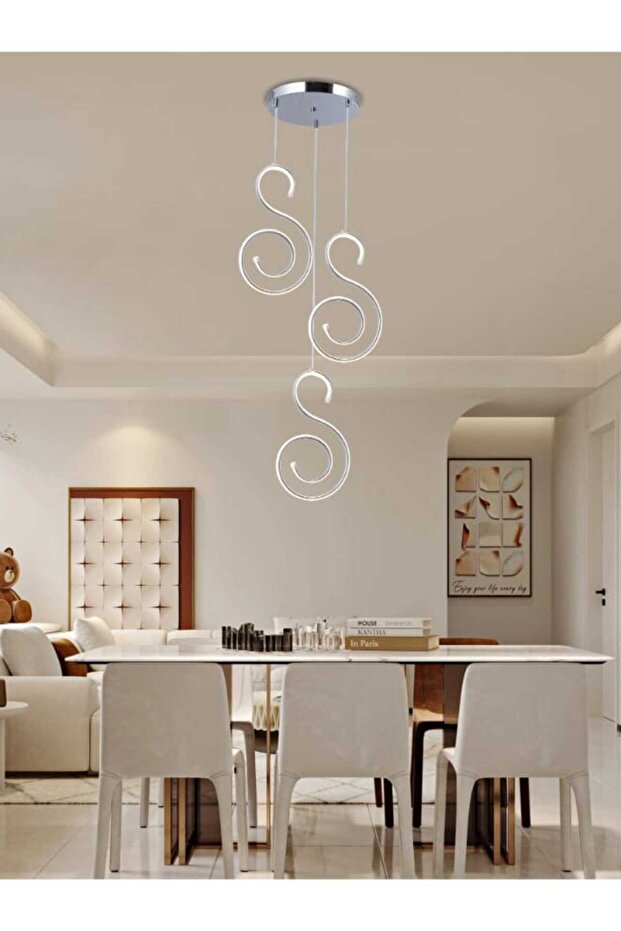 ثريا LED عصرية بثلاثة مصابيح 7144-3