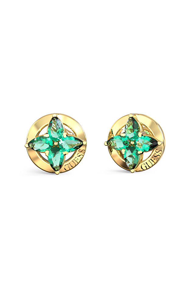 8mm crystal flowers studs