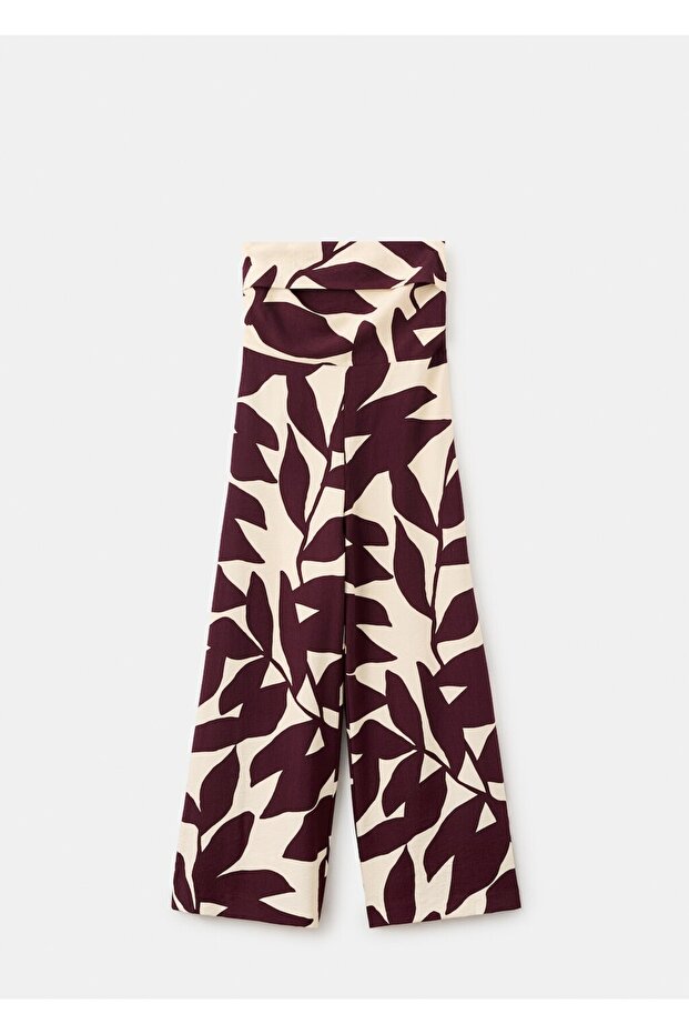 Desenli straplez tulum - 3