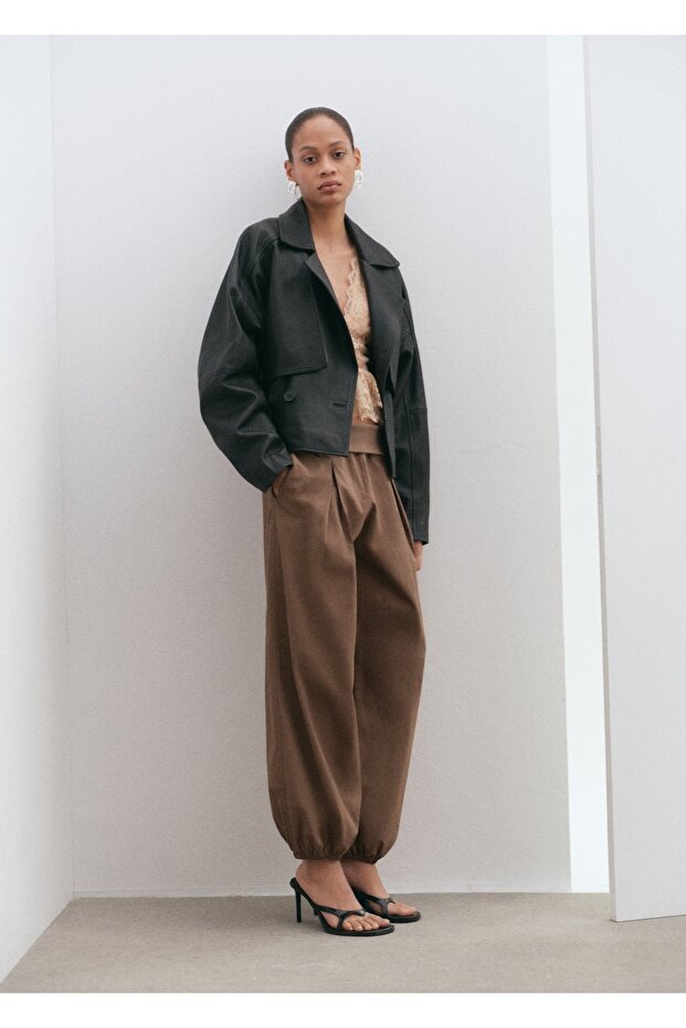 Fırfırlı dantel bluz - 2