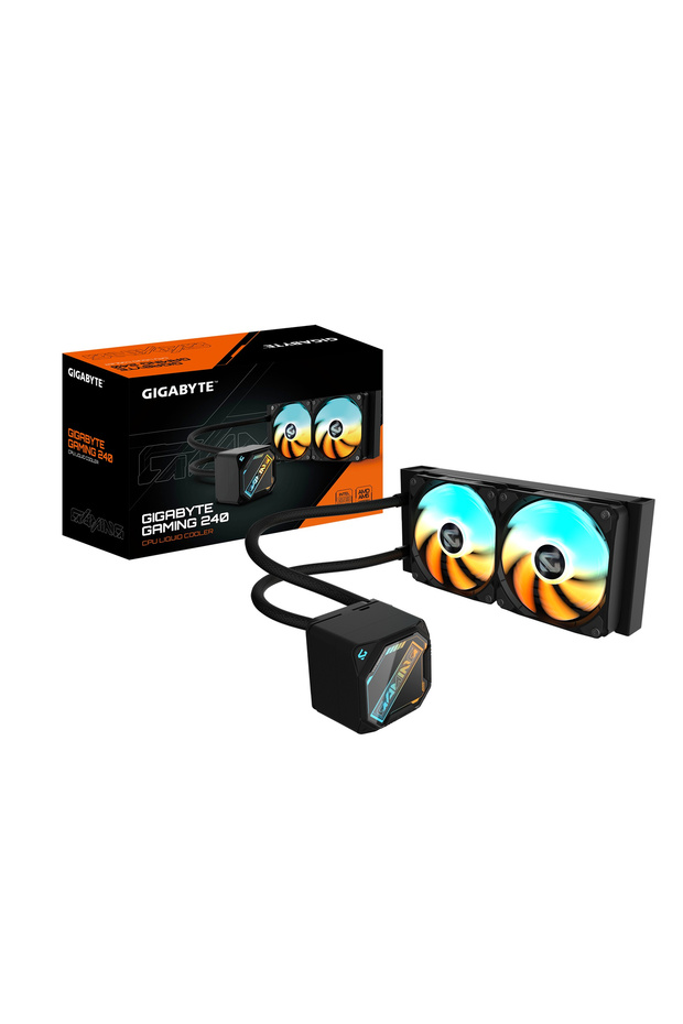 WaterForce GP-GIGABYTE GME 240 مبرد سائل للمعالج باللون الأسود مقاس 240 مم