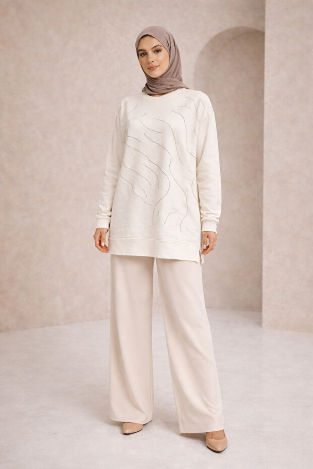 Taş baskılı tunik - 2