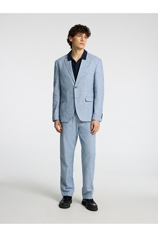 Einreihiger Blazer Regular Fit - 6