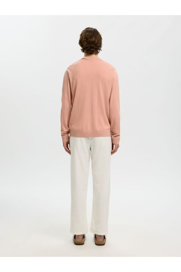 Pullover mit Rundhalsausschnitt 100% Merinowoll - 3