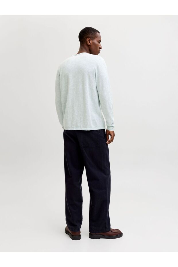 Strickpullover Einfarbig Strickpullover - 3