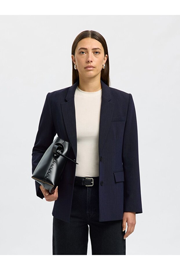 Blazer Klassischer Viskosemix - 1