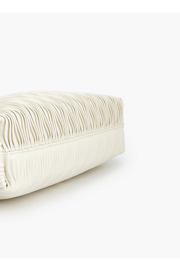 Textured Shoulder Bag with Adjustable Strap - 6