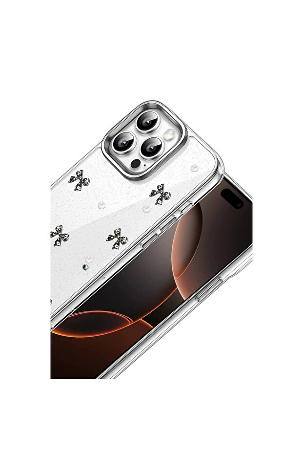 iPhone 16 Pro Bow Patterned Cover - Pattern 8 - 2