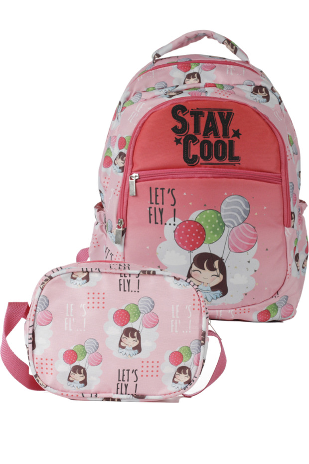 Lets Fly School Bag Çnt 5090/01 School Bag and Lunch Set