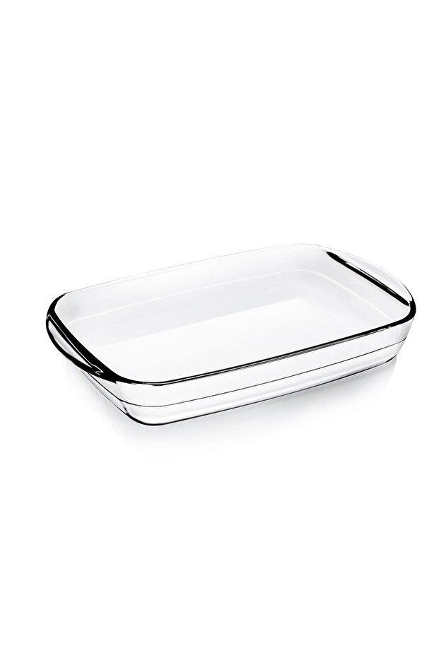Neoflam Borosilicate Baking Tray - 2000ML | Durable Glass Bakeware For Oven & Microwave