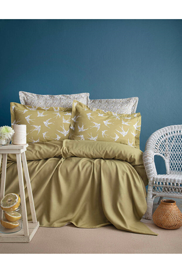 Single Person Freely Olive Bamboo Pike Set