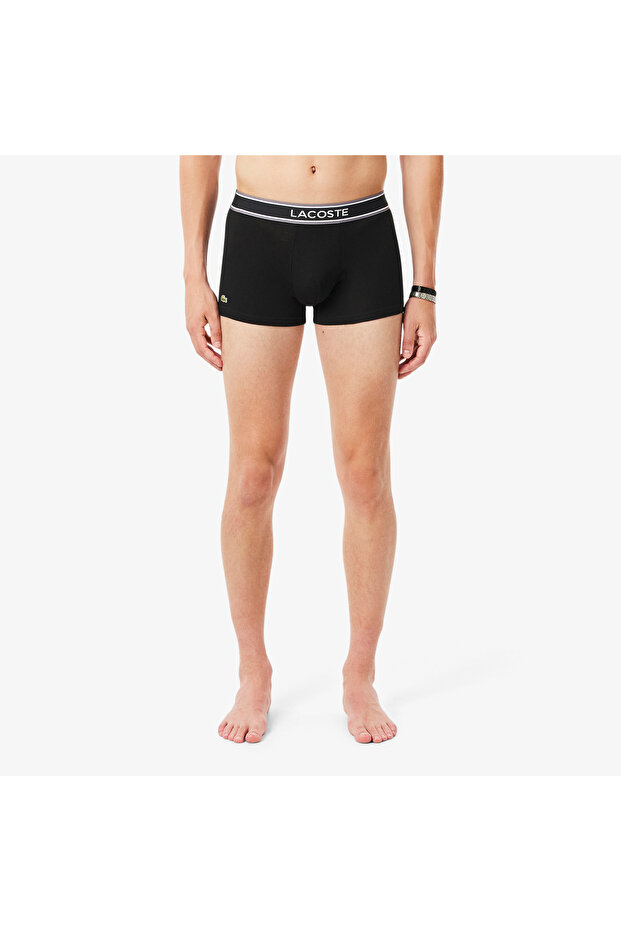 Erkek Monogram Siyah Boxer - 4