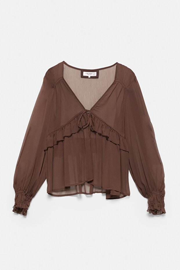 Fırfırlı bluz - 2