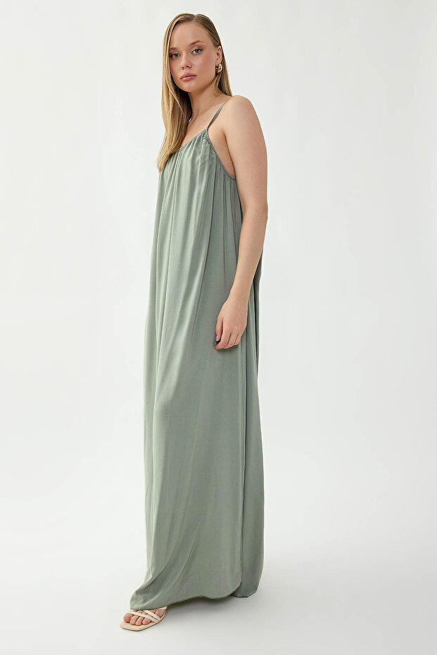 فستان طويل بحزام حبل - 2