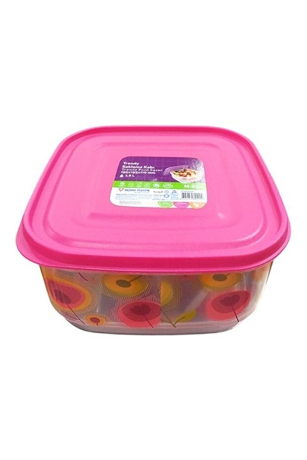 Food Container with Pattern - 1