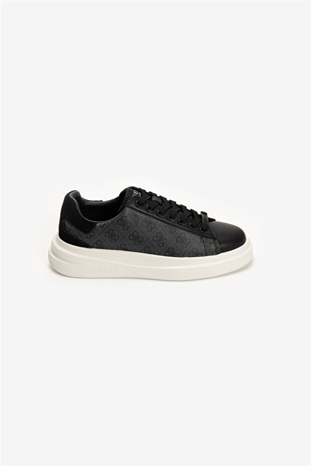 Men's Elba 4G Logo Black Sneakers