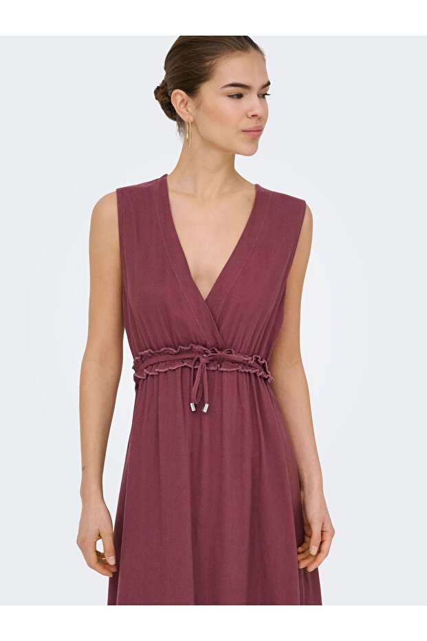 Rochie lungă de in ONLGOA - 7