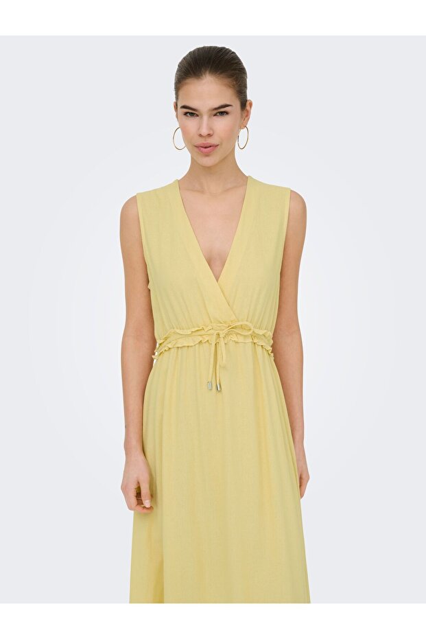 Rochie lungă de in ONLGOA - 6