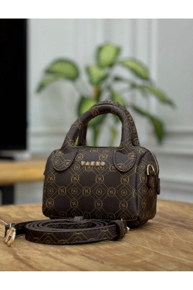 حقيبة سريعة صغيرة بنمط حرف Monogram - 1