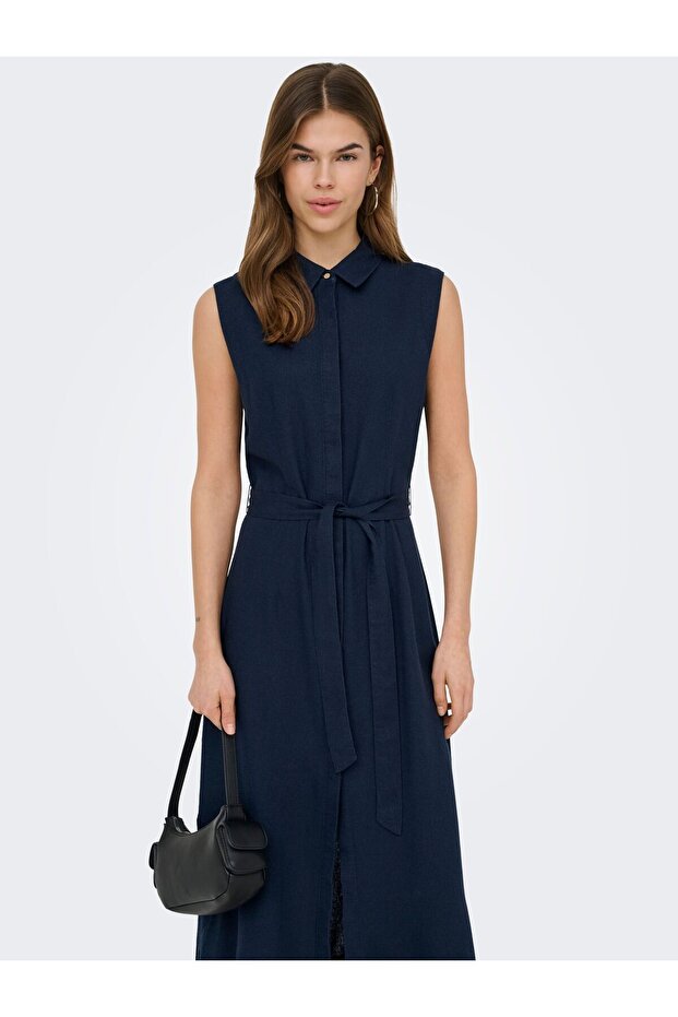 Kleid ONLGOA Leinen Midikleid - 6