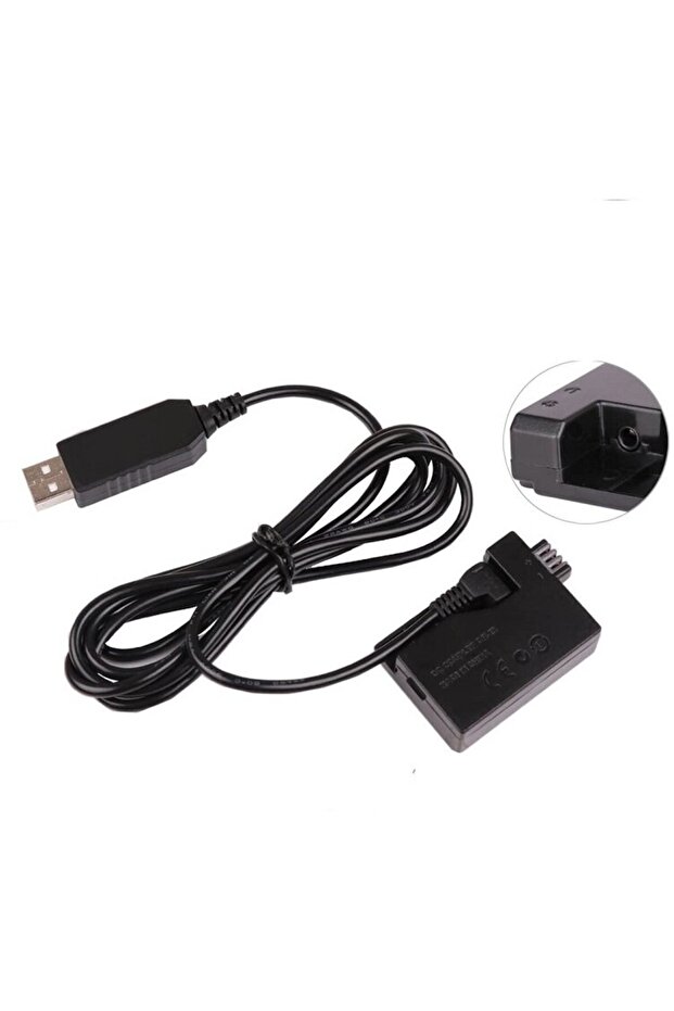 AC adapter USB ACK-E5 coupler DR-E5 LP-E5 replace Canon - 1