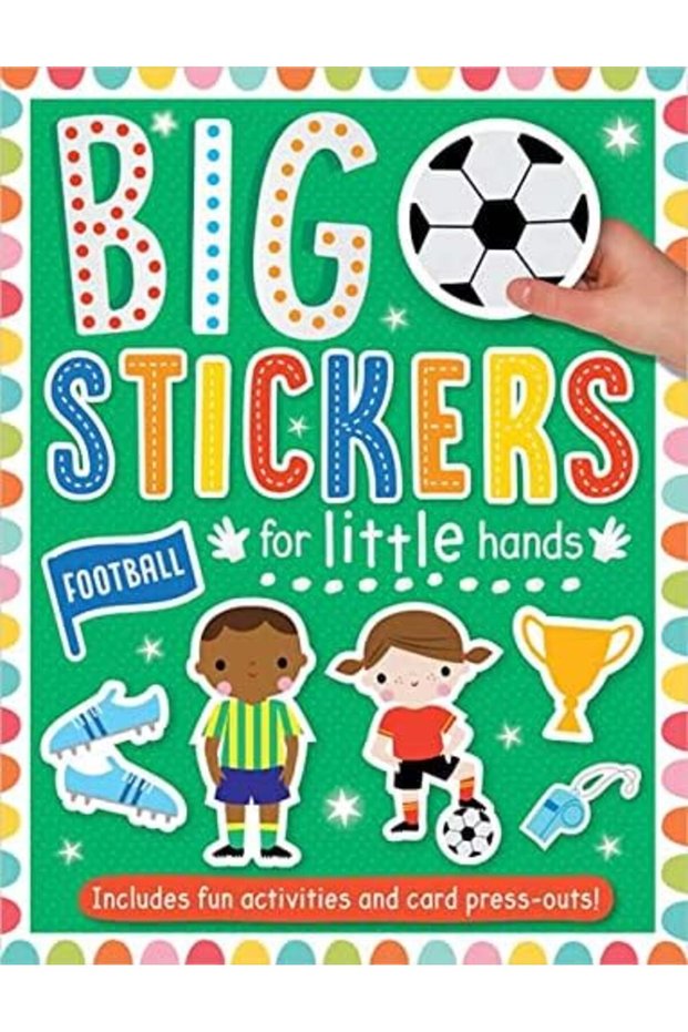 Big Stickers for Little Hands Football