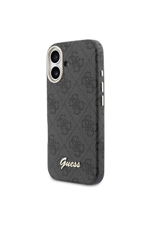 Carcasă pentru iPhone 17, 4G Script MagSafe, Neagră - 4